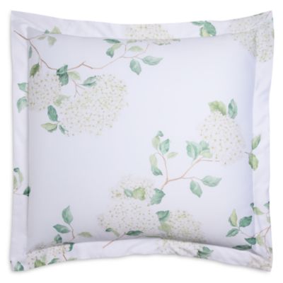 Hortensia Blanc Euro Sham