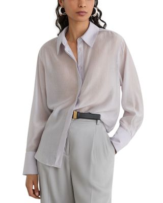 Sheer Striped Shirt