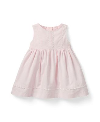  Girls' Lace Trim Corduroy Dress - Baby