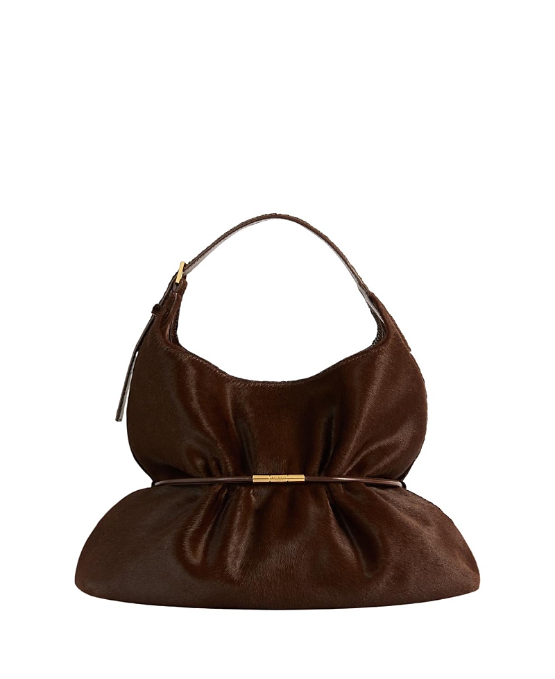 Balmain Sphynx Medium Bag in Pony-Effect Leather