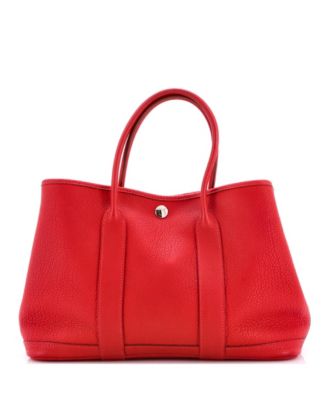 30 Garden Party Tote Leather