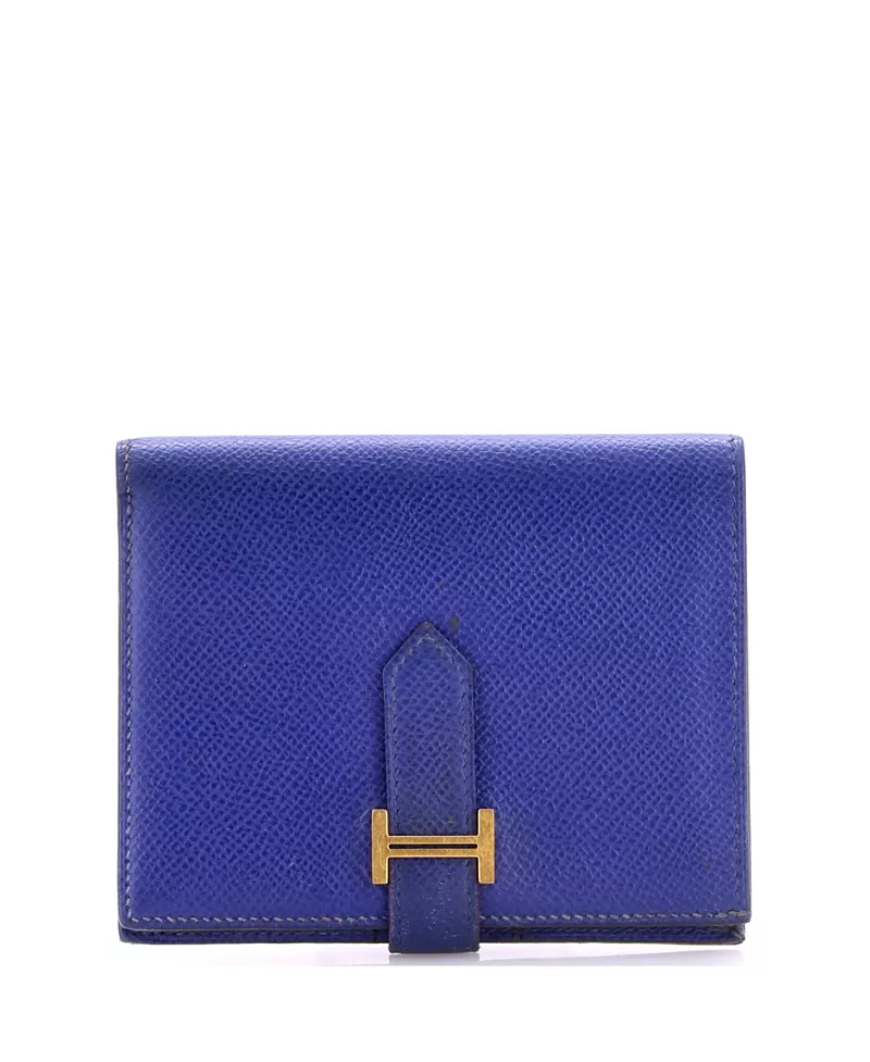 Pre-Owned HERMES Compact Bearn Wallet Epsom
