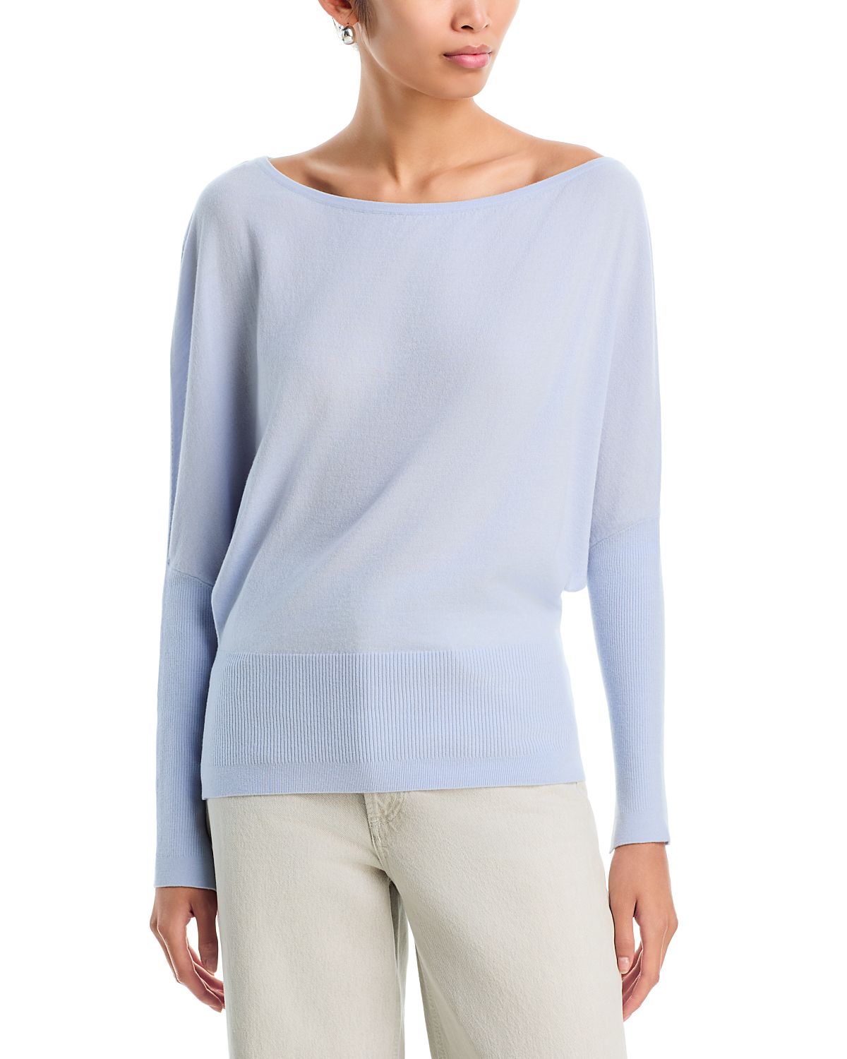 Simkhai Lavina Draped Wool Blend Sweater