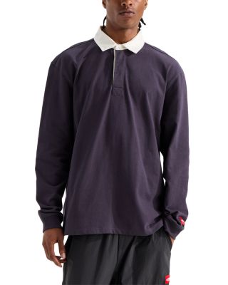 Oversized Fit TNF™ Red Box Rugby Shirt