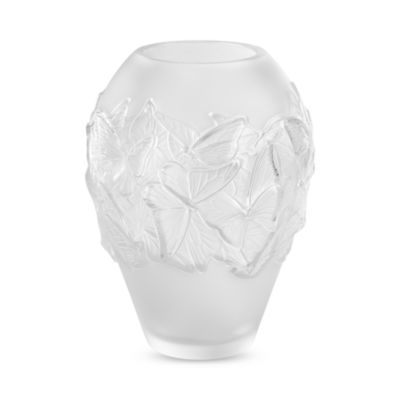 Papillons Crystal Vase
