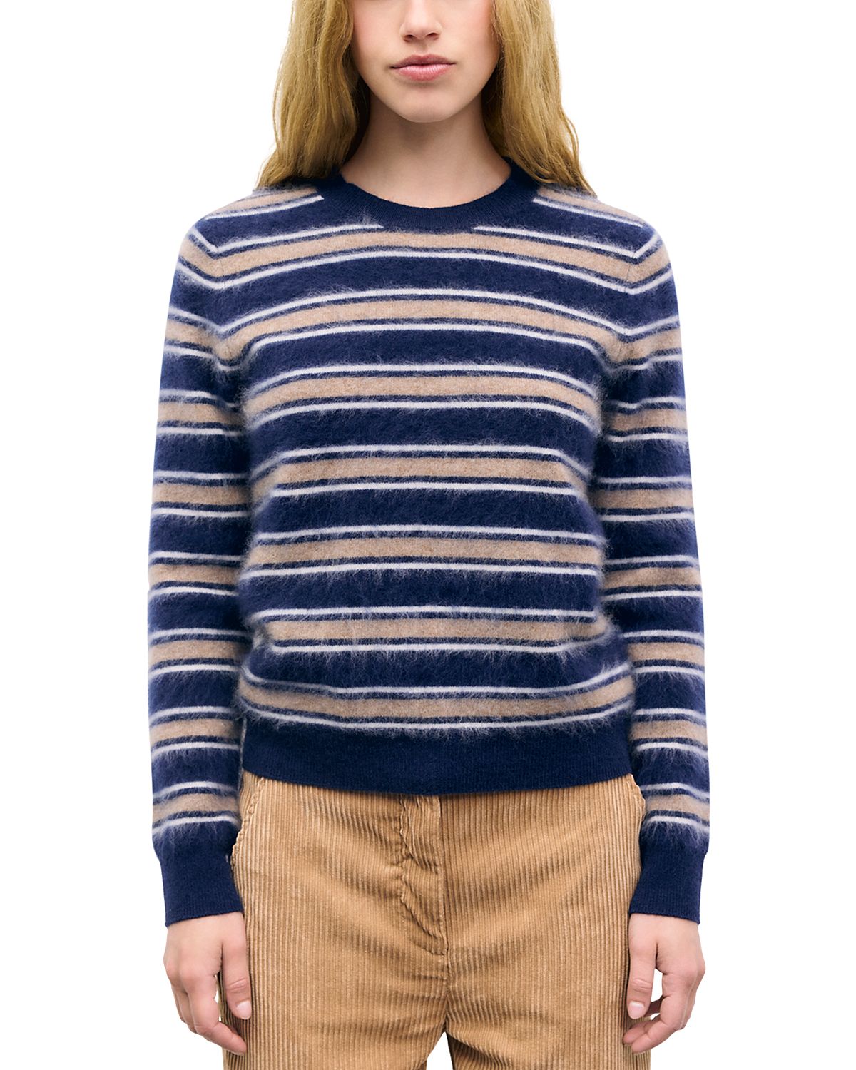 Gerard Darel Rima Brushed Wool Crewneck Sweater