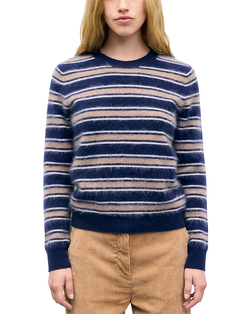 Gerard Darel Rima Brushed Wool Crewneck Sweater