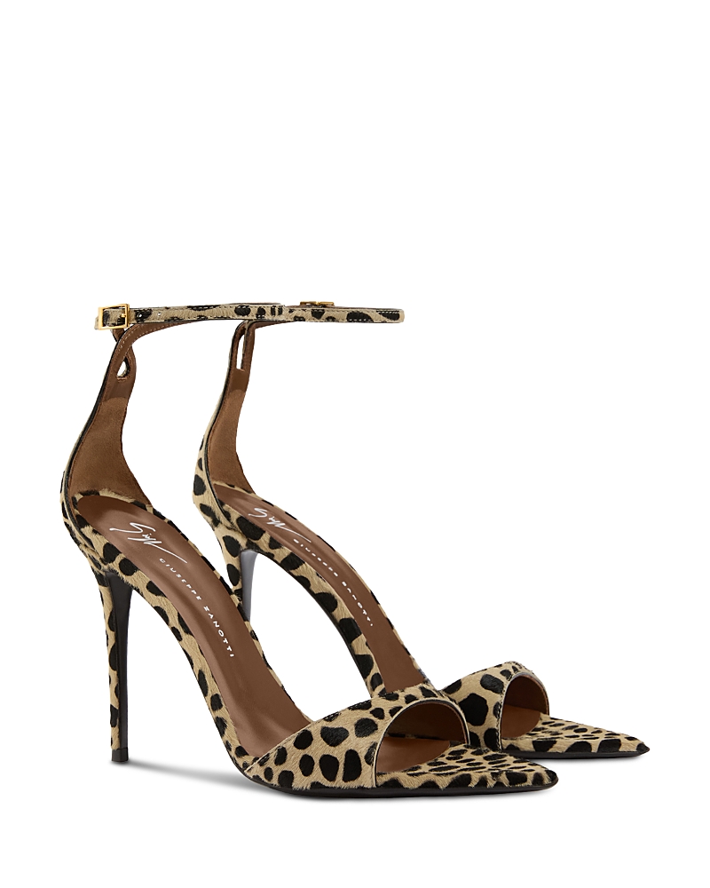 Giuseppe Zanotti Women's Intrigo 105mm Calf Hair Sandals