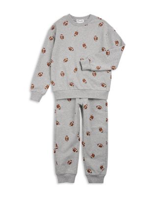 Boys' Football Print Sweatshirt & Jogger Pants Set - Little Kid, Big Kid