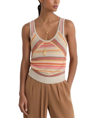 Miriam Knitted Openwork Vest