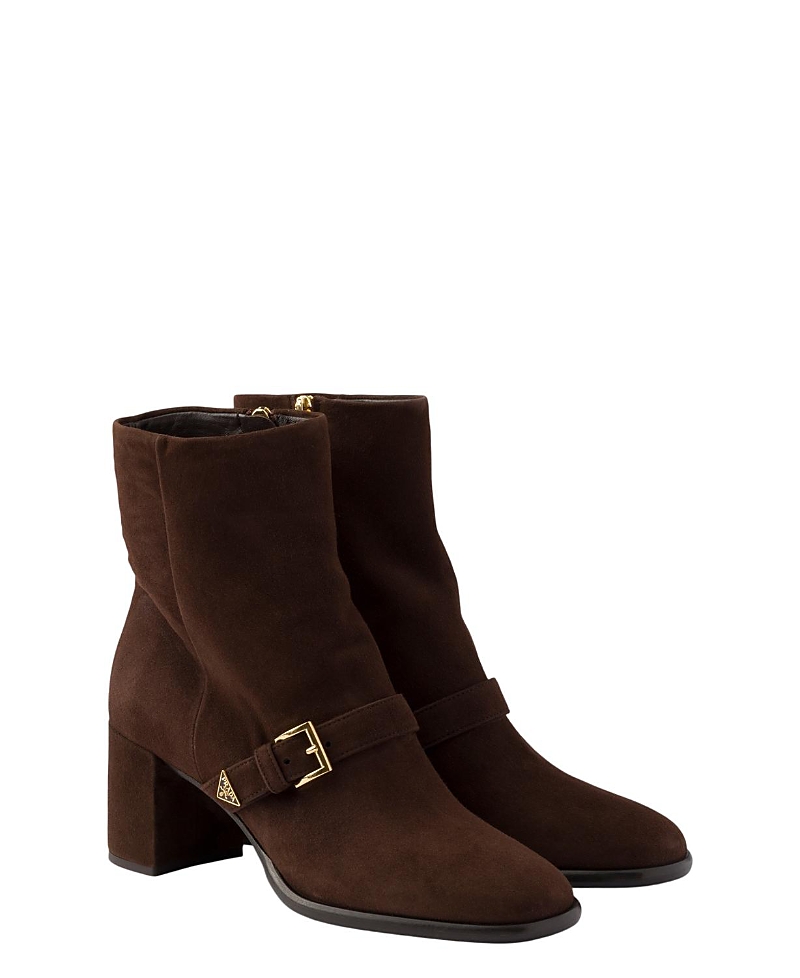 Prada Women's Suede Booties