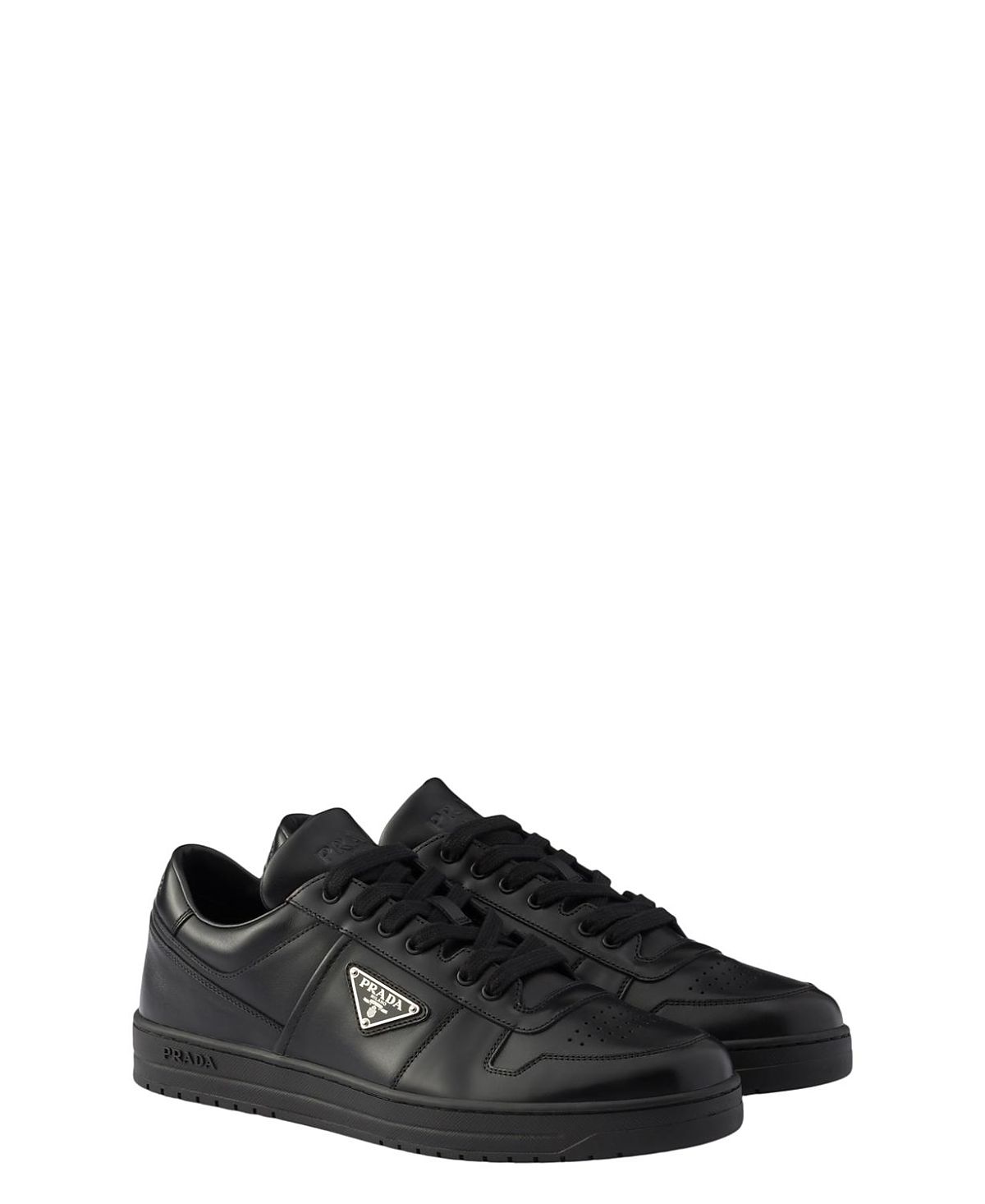 Prada Men's Downtown Leather Sneakers