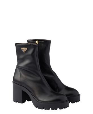  Women's Stretch Nappa Leather Booties