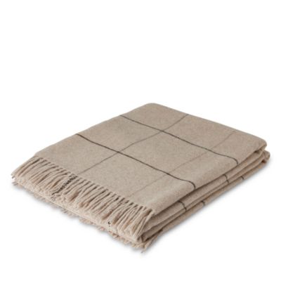 Scozia Wool Plaid Throw Blanket