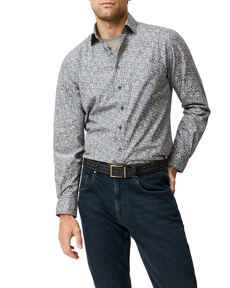 Rodd & Gunn Lancashire Creek Floral Print Long Sleeve Shirt