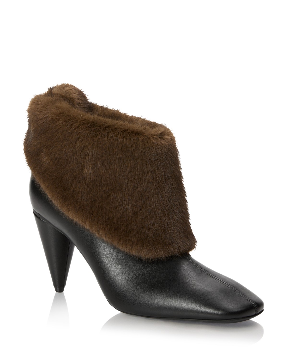 Women's Faux Fur Trim Ankle Boots