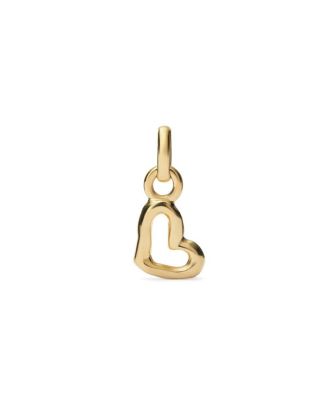  Gold Charm with Heart