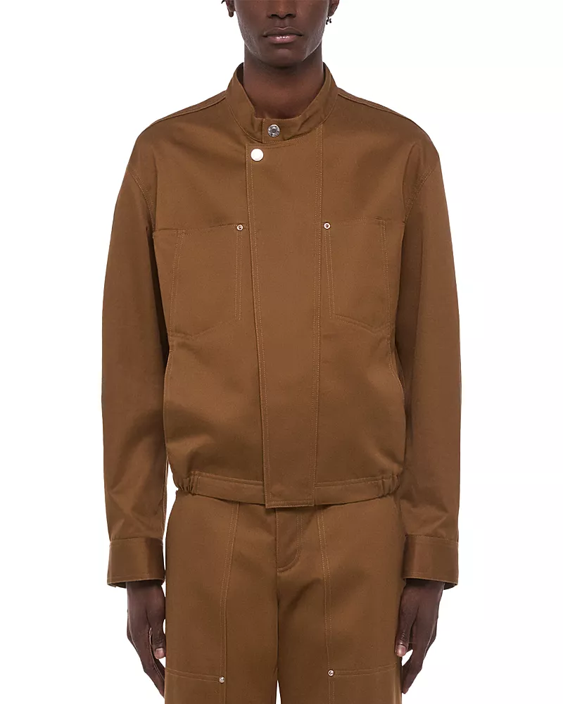 Helmut Lang Cotton Moto Pocket Trucker Jacket