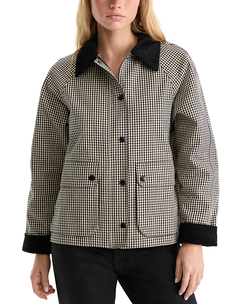 Good American The Heritage Gingham Jacket