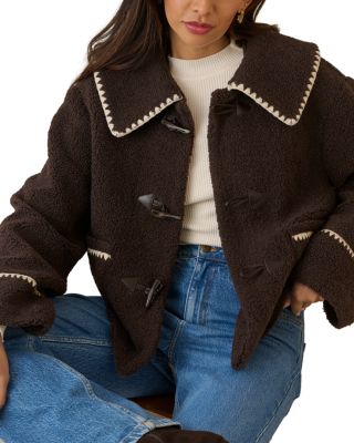 Whipstitch Borg Jacket - thumbnail 5