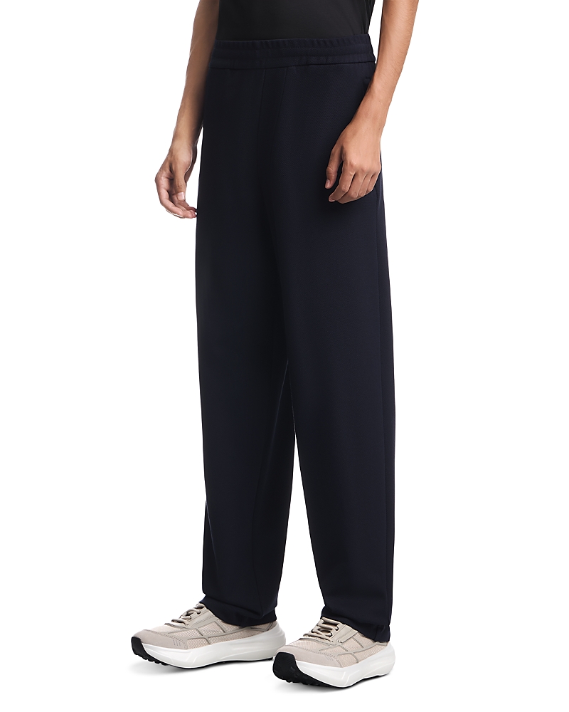 Emporio Armani Regular Fit Textured Stretch Trousers