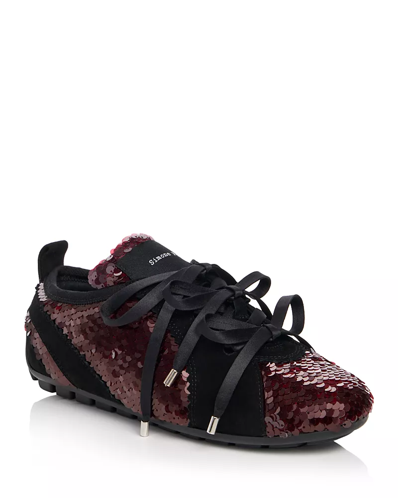 Simone Rocha Women's Ballerina Grip Sequined Sneakers