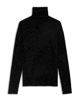 Chels Turtleneck Burnout Pattern Sweater - thumbnail 8
