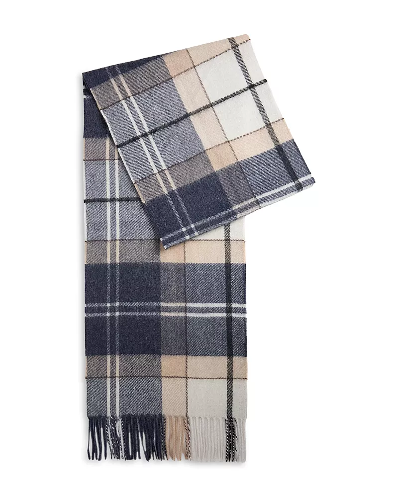 Barbour Tartan Wool Scarf