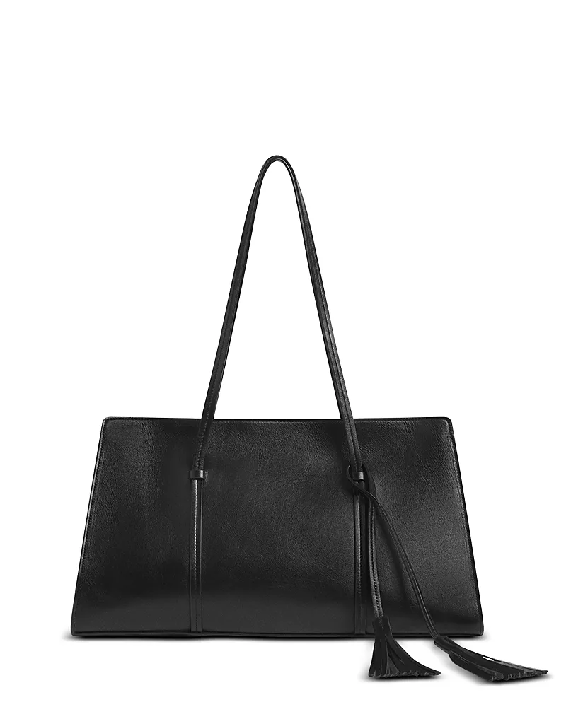 Reformation Elena Medium Leather Tote Bag