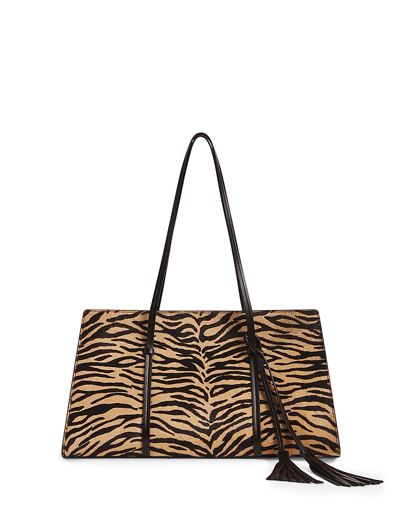 Reformation Elena Medium Leather Tote Bag