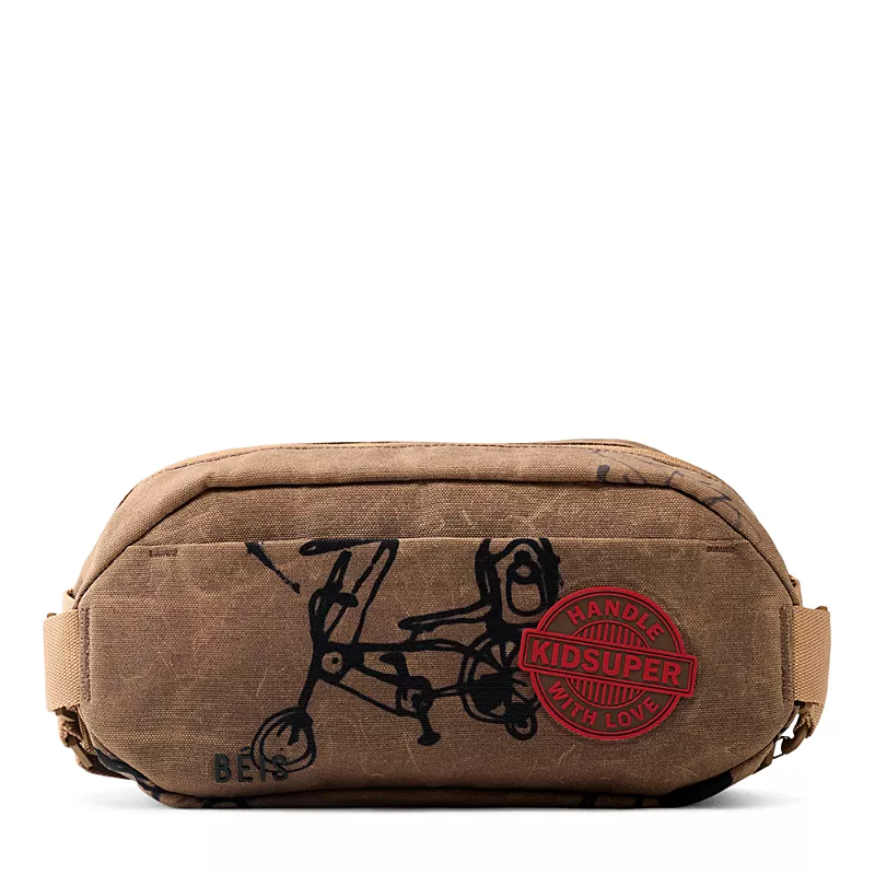 BEIS x KidSuper Pro Travel Crossbody in Cargo