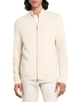 Walton Full Zip Sweater in Tactile Cotton