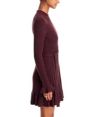 Sandria Ribbed Mock Neck Dress - thumbnail 5