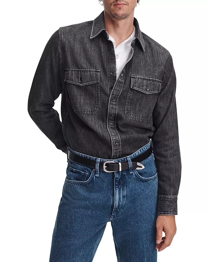 rag & bone Denim Cpo Overshirt in Ace