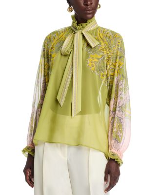Cerere Silk Place&eacute; Blouse