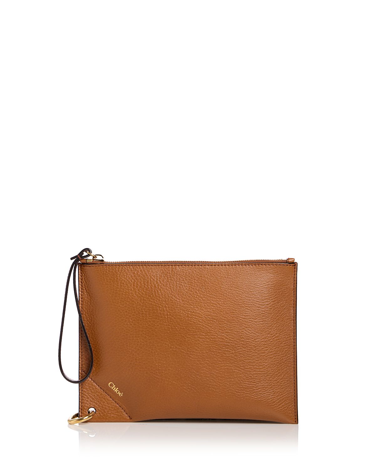 Chloe Spin Zip Leather Pouch