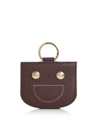 Le Roseau Leather Key Ring Card Case