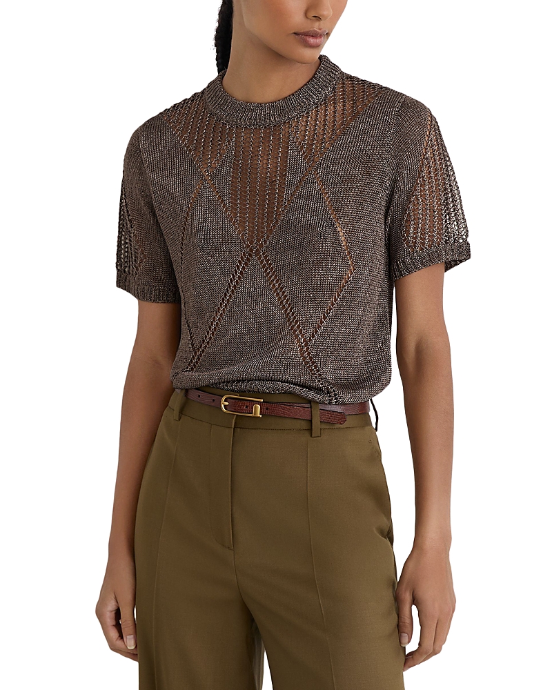 Reiss Tamsin Open Knit Sweater Tee