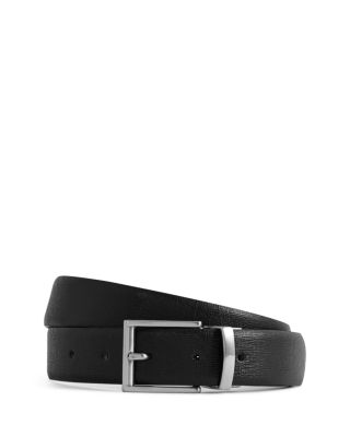 Men's Ricky Saffiano/Smooth Reversible Leather Belt