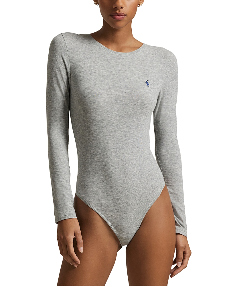 Polo Ralph Lauren Cotton Blend Long Sleeve Bodysuit