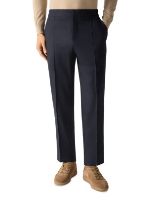 Wool, Silk & Cashmere Tapered Pants