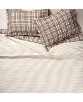  Costa Border Embroidered Cotton Pique Coverlet, Queen