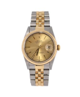  Oyster Perpetual Datejust Automatic Watch in Stainless Steel and Gold 36mm