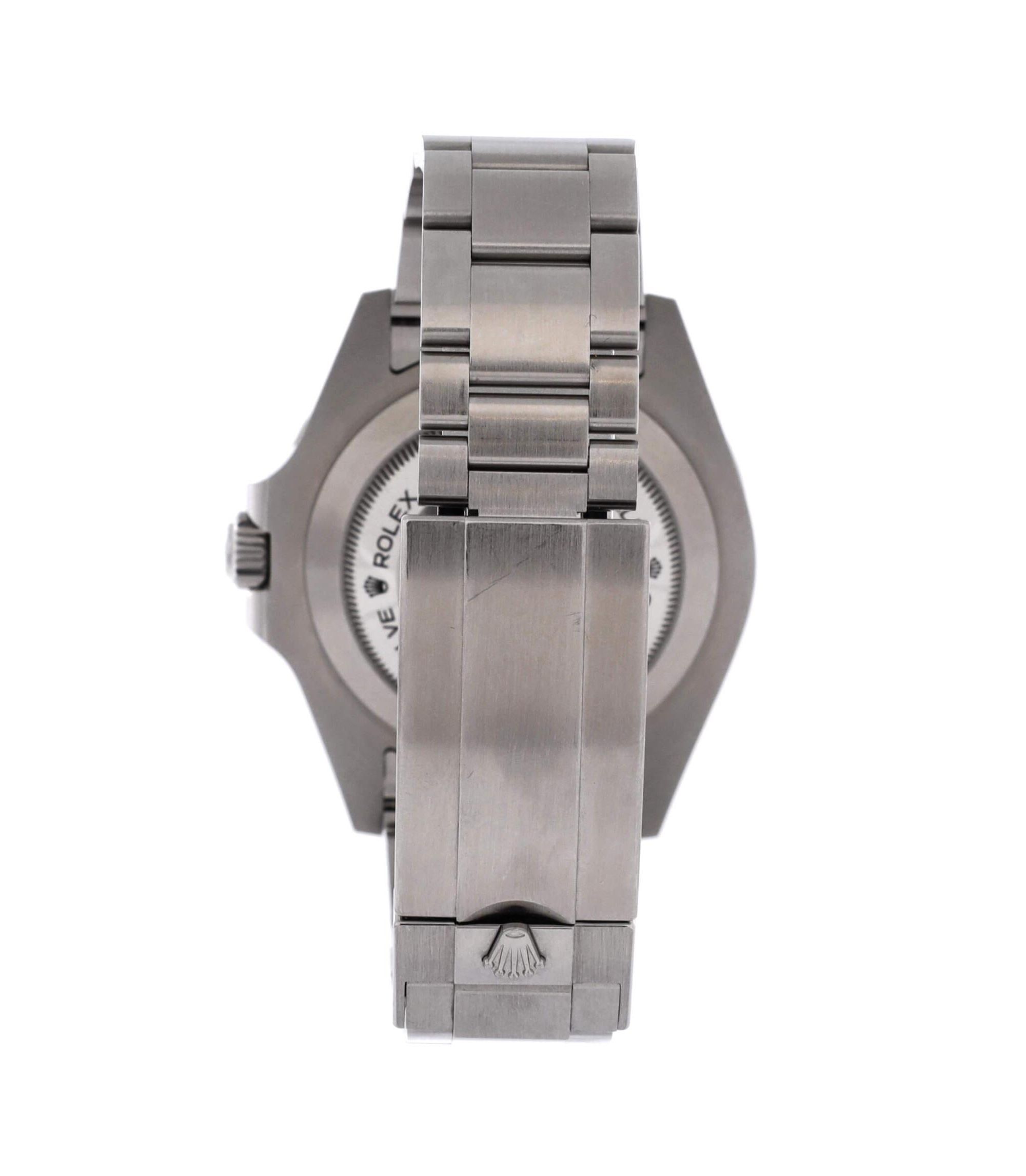 Oyster Perpetual Sea-Dweller Automatic Watch in Stainless Steel and Cerachrom 43mm — Image 4