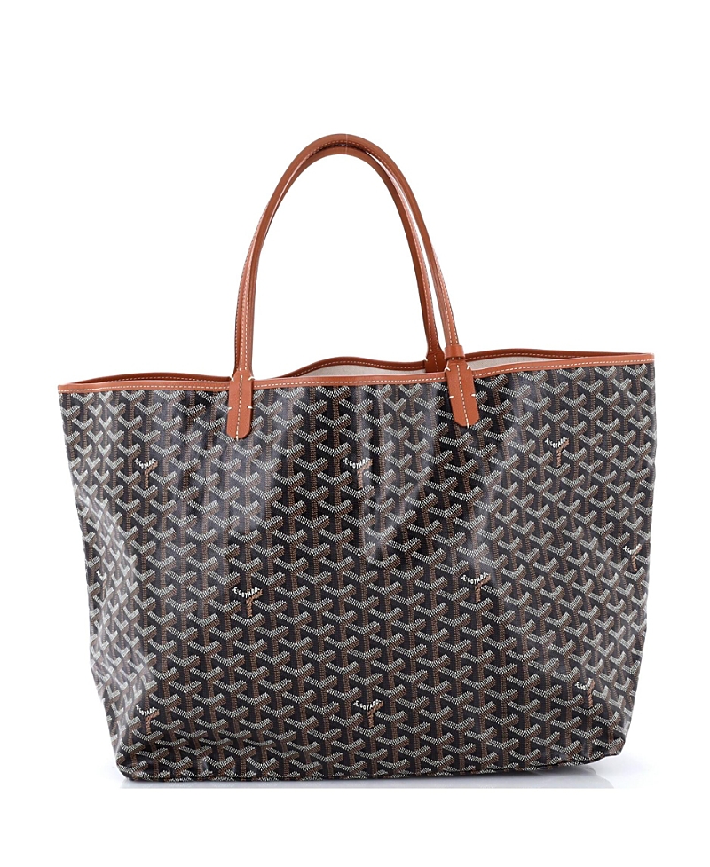 Pre-Owned Goyard Gm Saint Louis Tote Claire Voie Coated Canvas