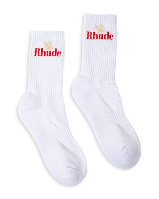 R H U D E Rossa Logo Crew Socks