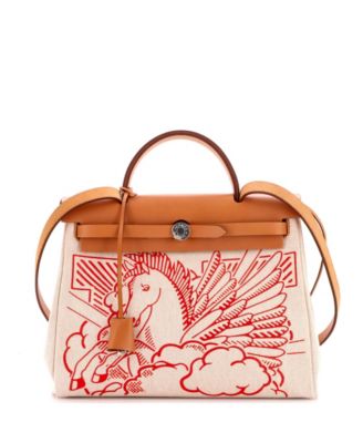 31 Herbag Zip Pegase Pop Toile and Leather
