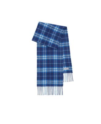  Unisex Check Cashmere Scarf