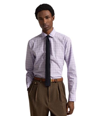 Classic Fit Check Poplin Dress Shirt