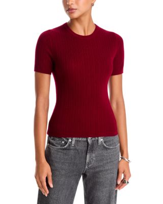 Rhodes Wool Short Sleeve Crewneck Sweater